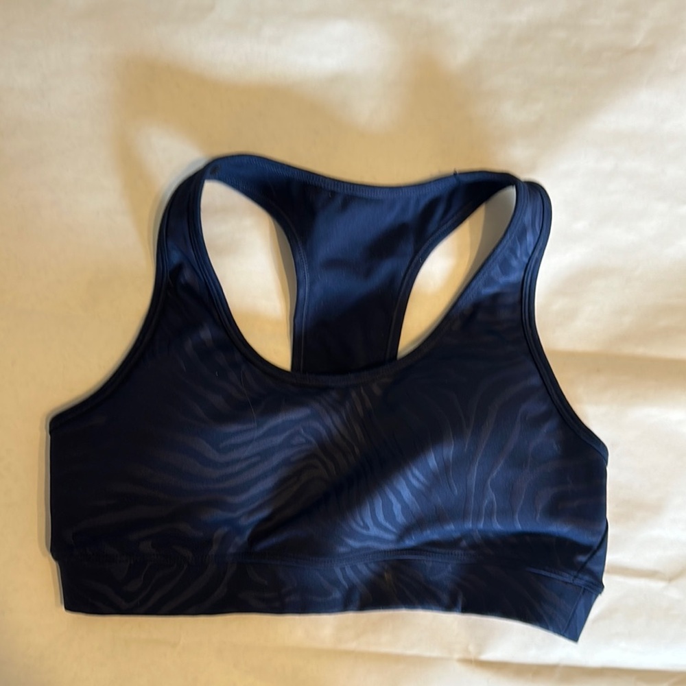 GAP Blue Sports Bra Seamless Design